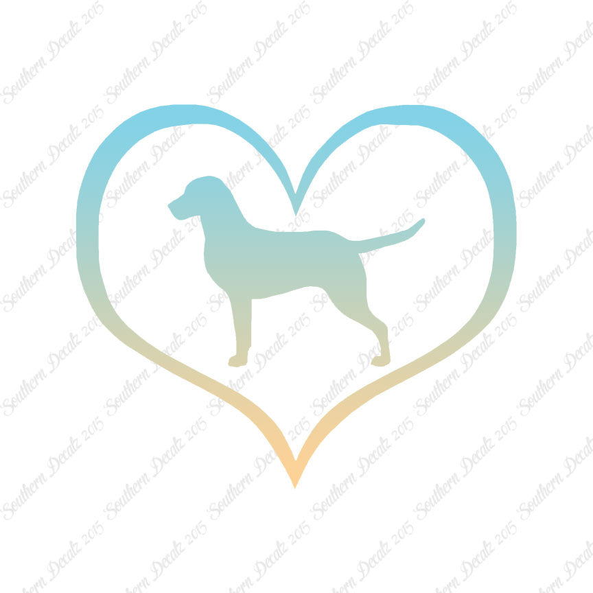 Chesapeake Bay Retriever Dog Heart Love