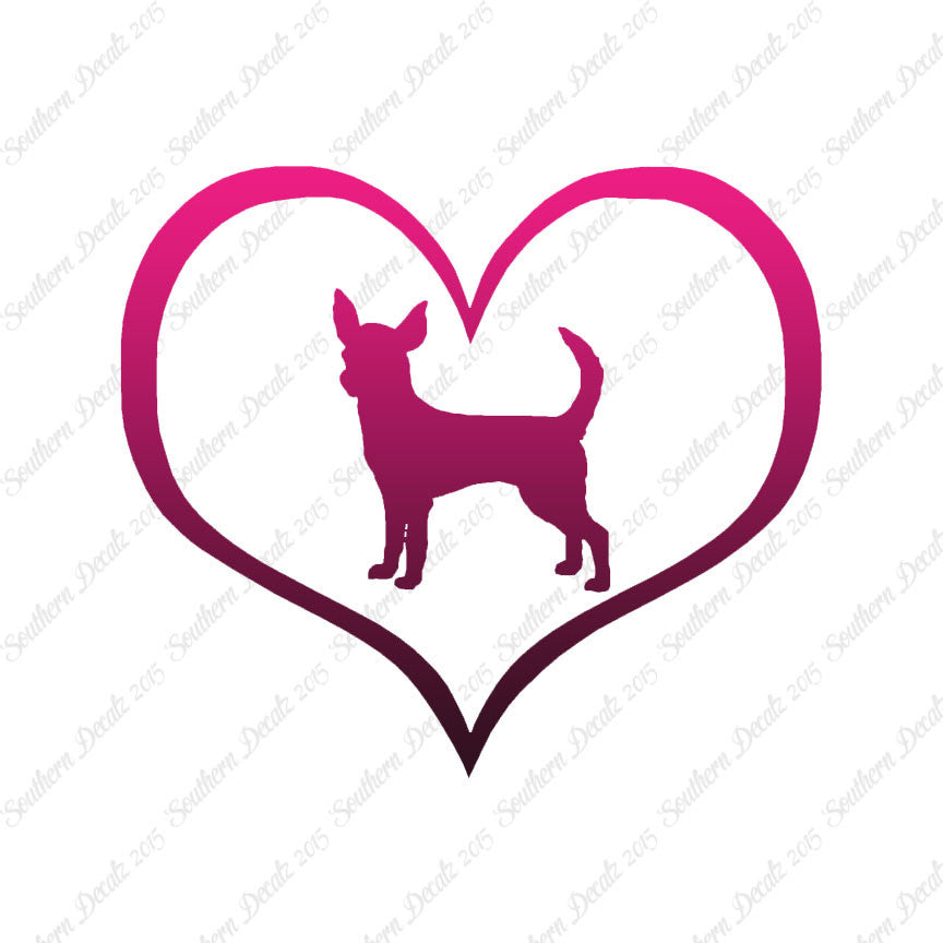 Chihuahua Dog Heart Love