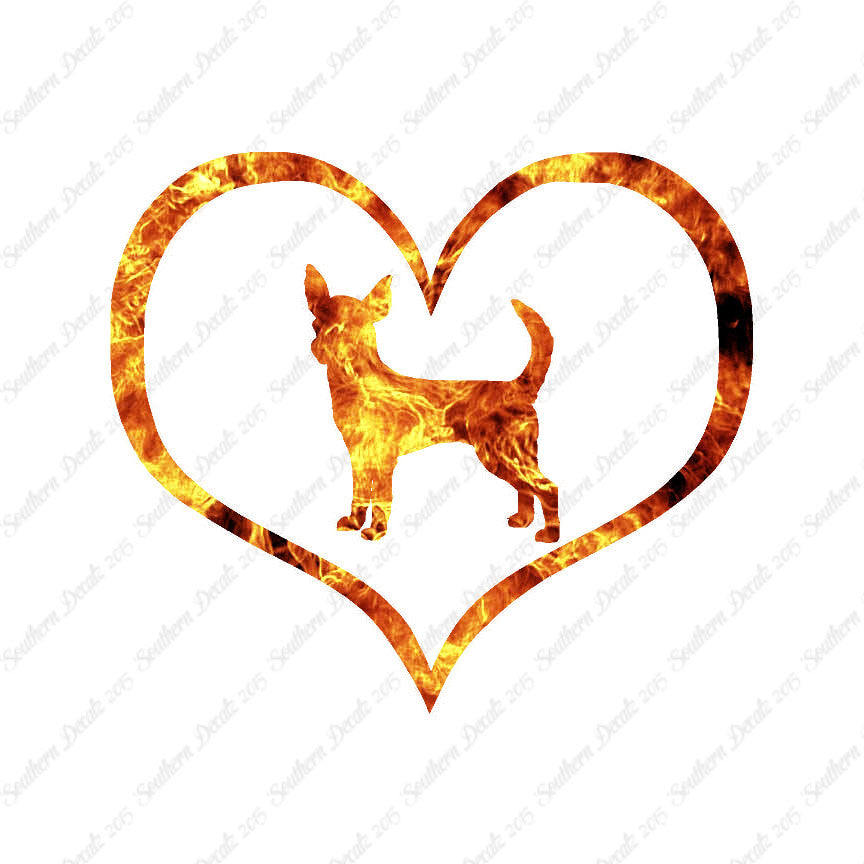 Chihuahua Dog Heart Love