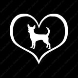 Chihuahua Dog Heart Love