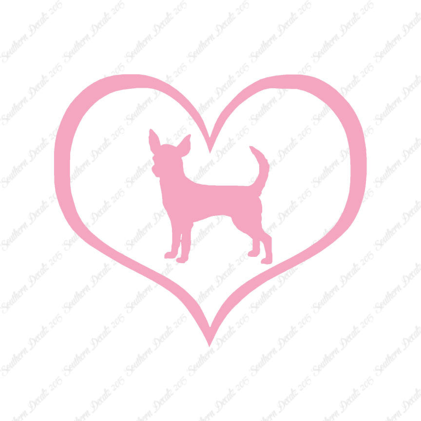 Chihuahua Dog Heart Love