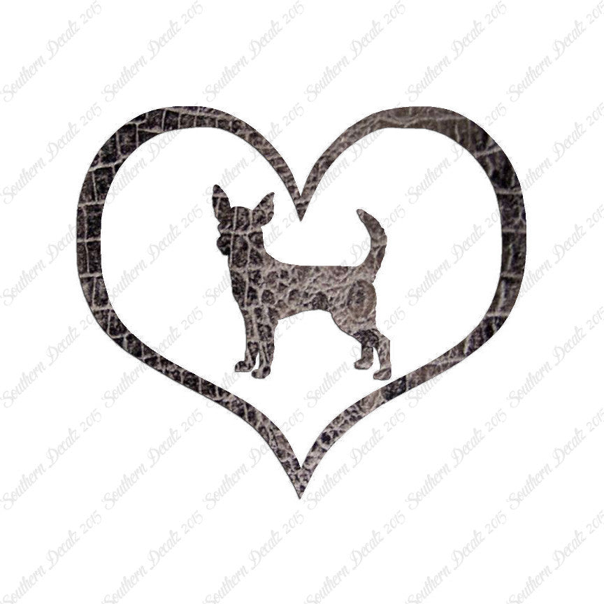 Chihuahua Dog Heart Love