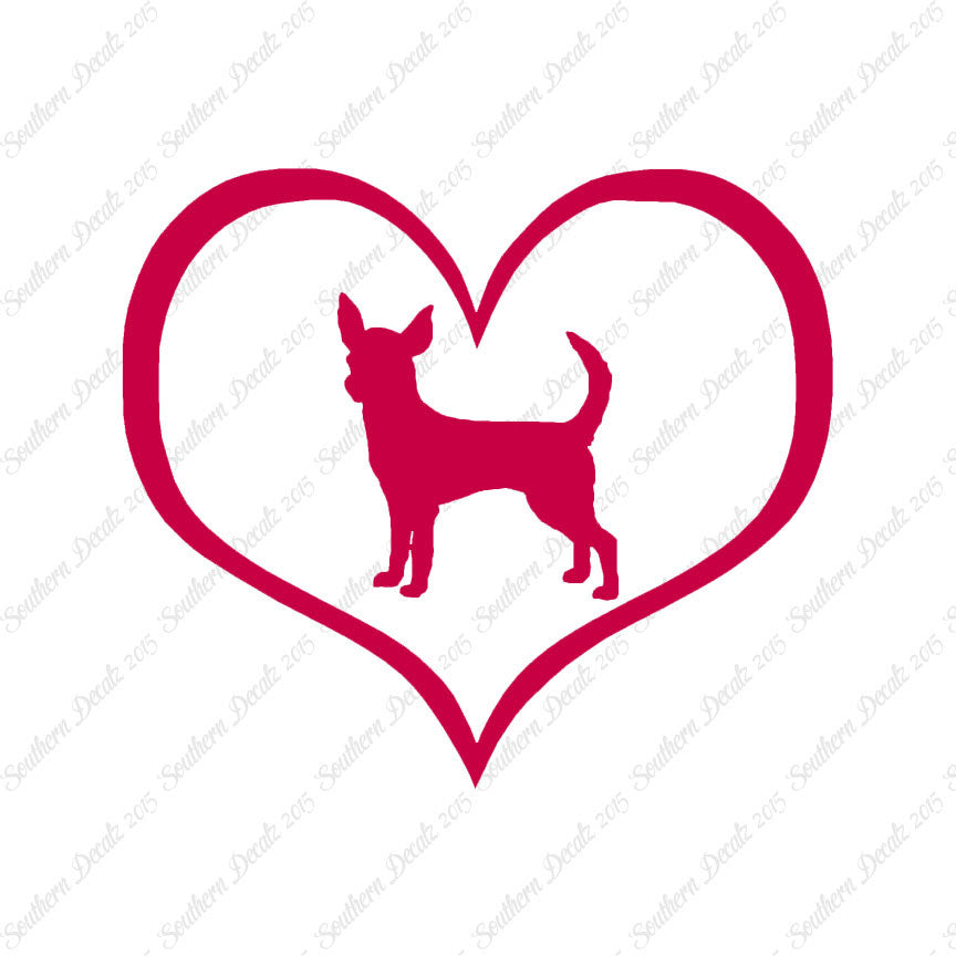 Chihuahua Dog Heart Love