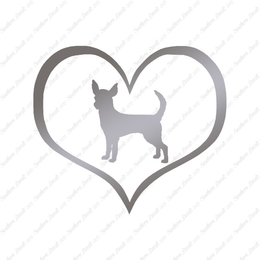 Chihuahua Dog Heart Love