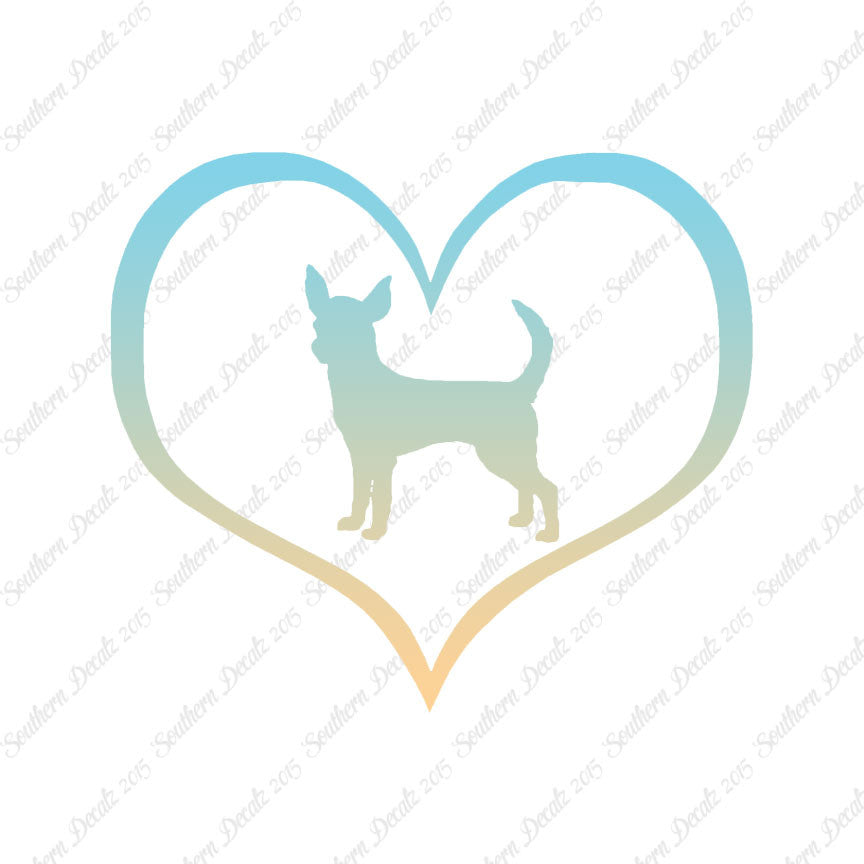 Chihuahua Dog Heart Love