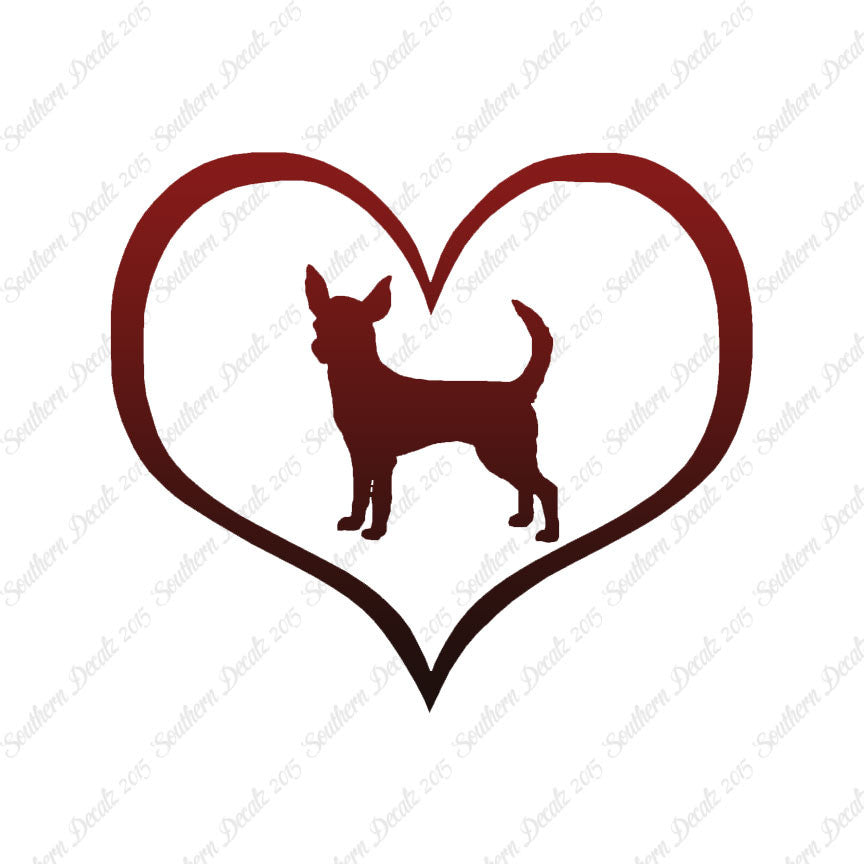 Chihuahua Dog Heart Love