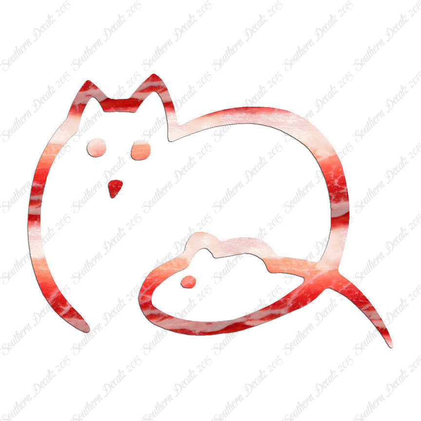 Cat And Mouse Outline
