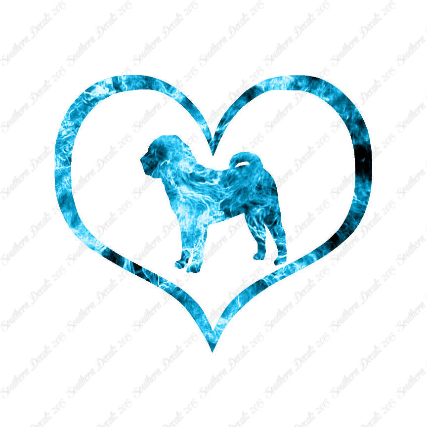 Chinese Shar Pei Dog Heart Love