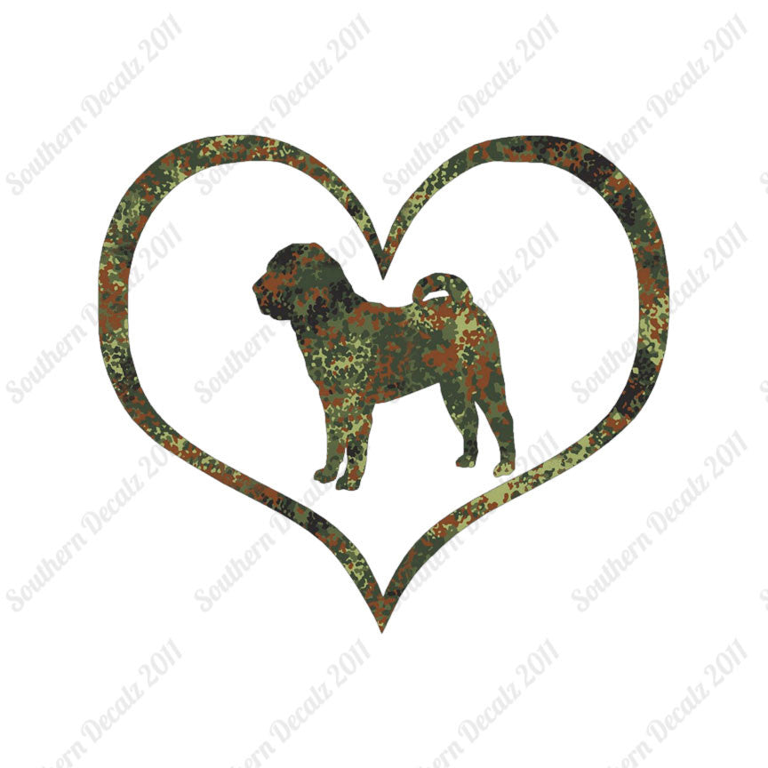 Chinese Shar Pei Dog Heart Love
