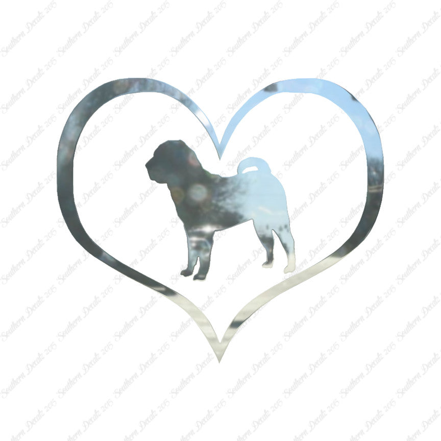 Chinese Shar Pei Dog Heart Love