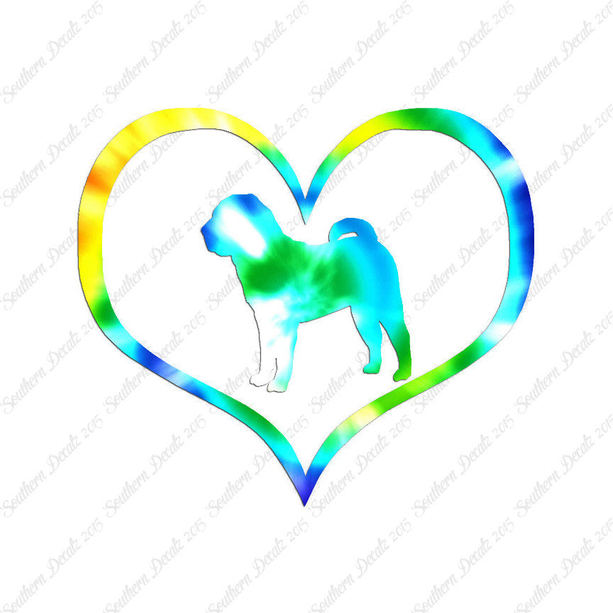 Chinese Shar Pei Dog Heart Love