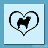 Chow Chow Dog Heart Love