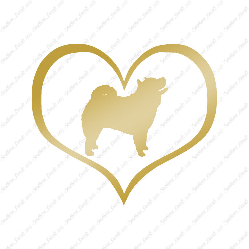 Chow Chow Dog Heart Love