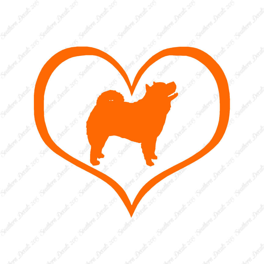 Chow Chow Dog Heart Love
