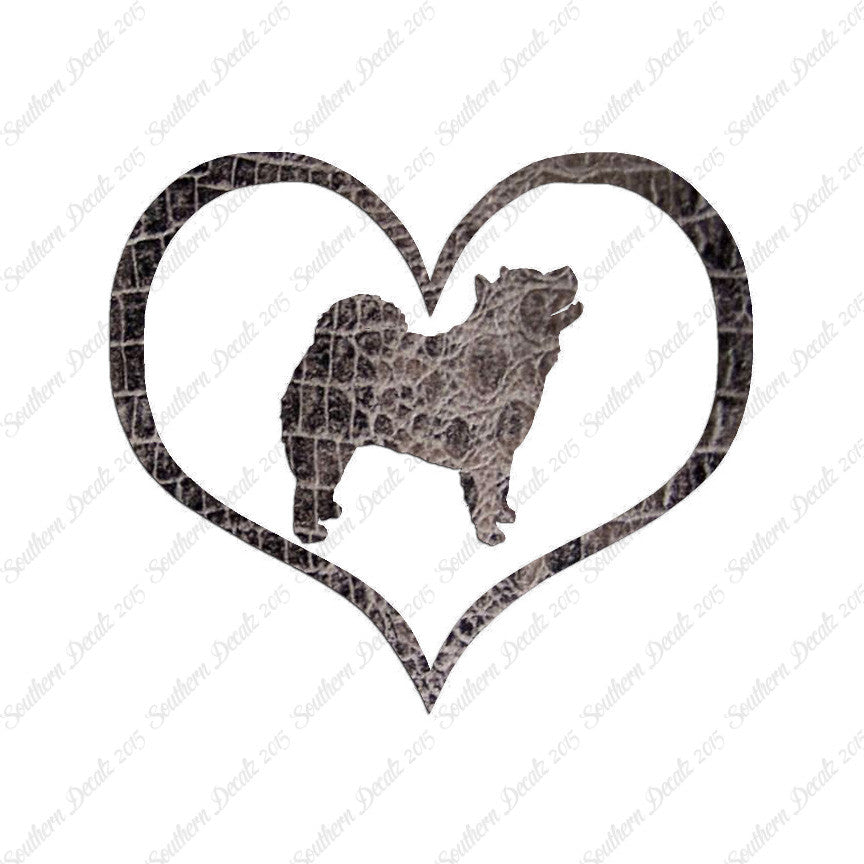 Chow Chow Dog Heart Love