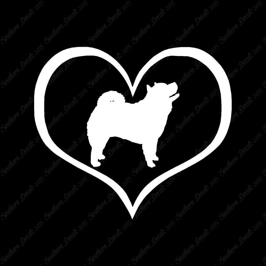 Chow Chow Dog Heart Love