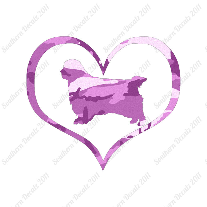 Clumber Spaniel Dog Heart Love