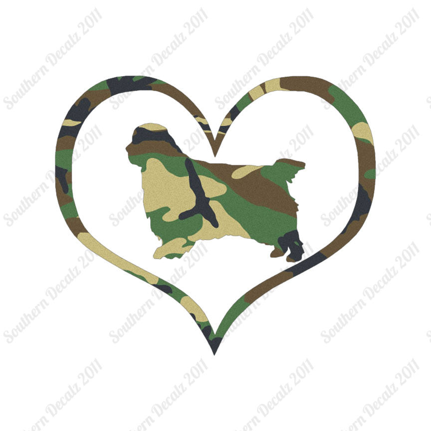 Clumber Spaniel Dog Heart Love