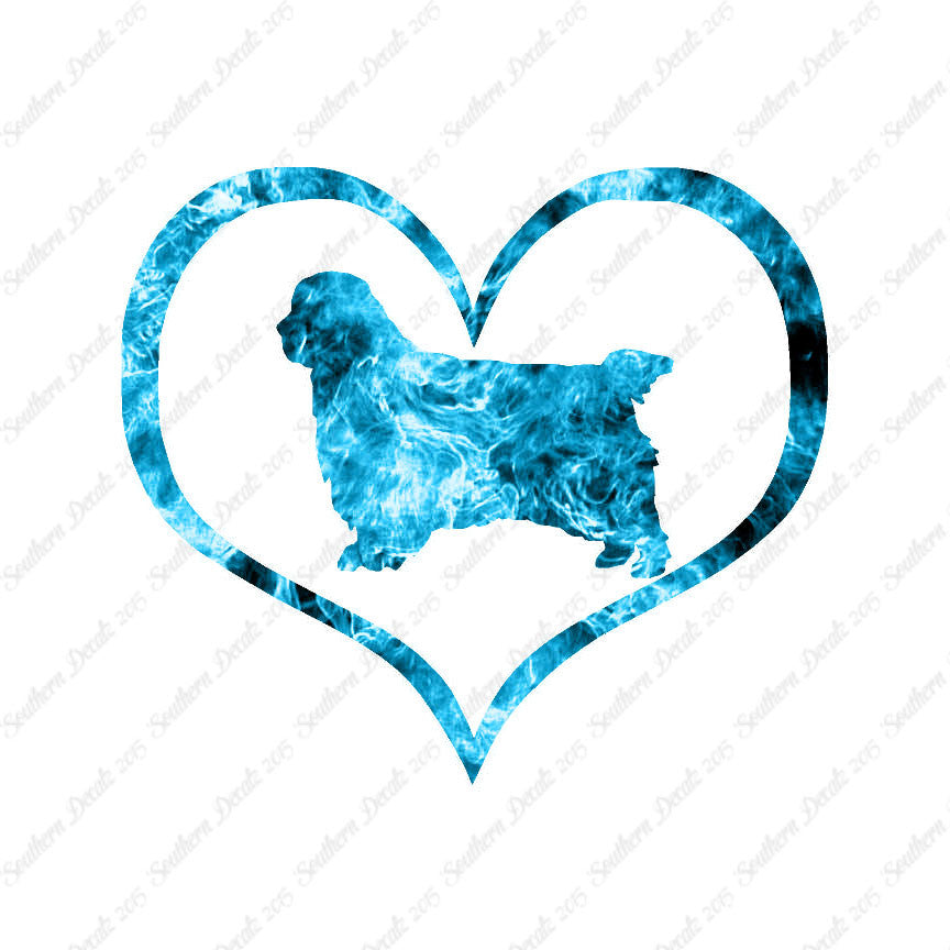 Clumber Spaniel Dog Heart Love