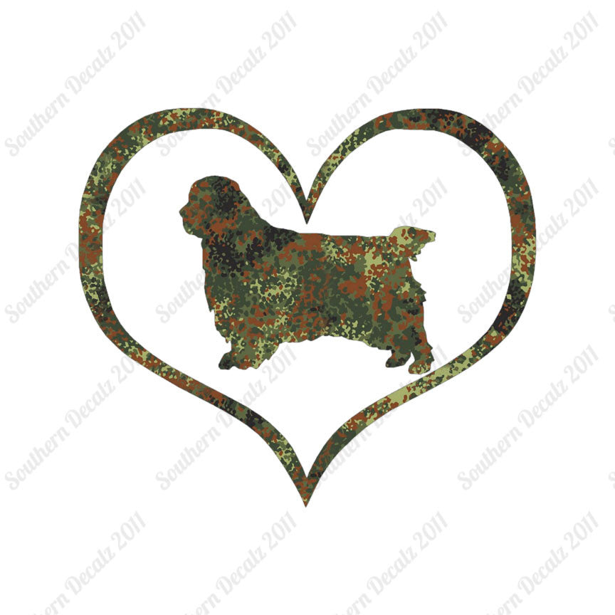 Clumber Spaniel Dog Heart Love