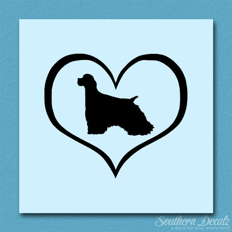 Cocker Spaniel Dog Heart Love