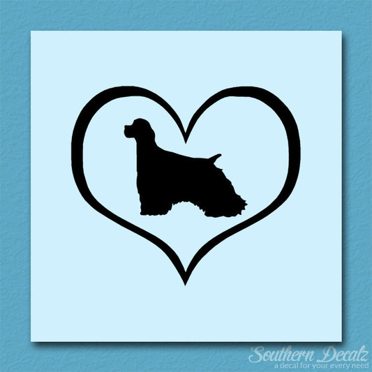 Cocker Spaniel Dog Heart Love