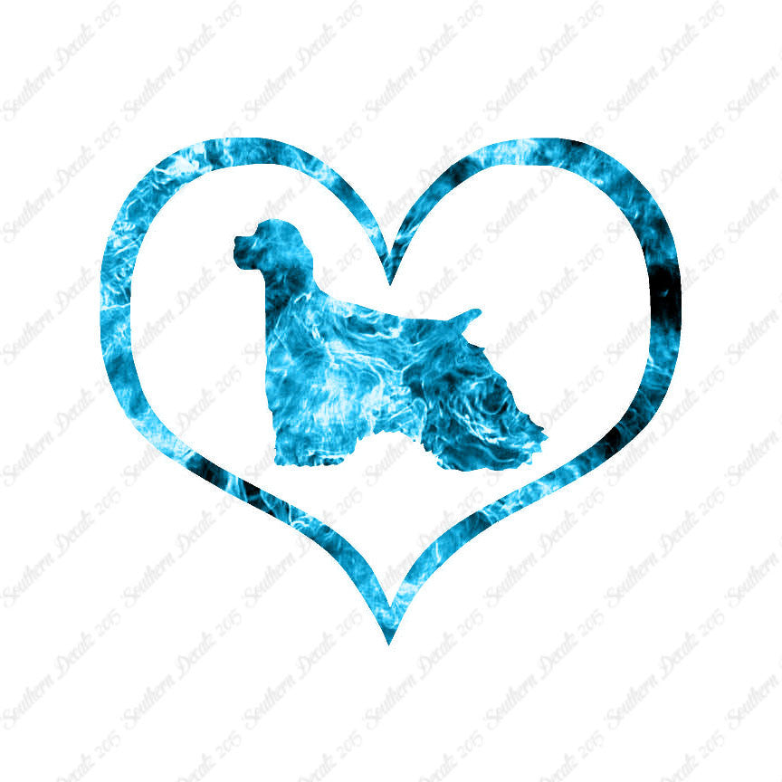 Cocker Spaniel Dog Heart Love
