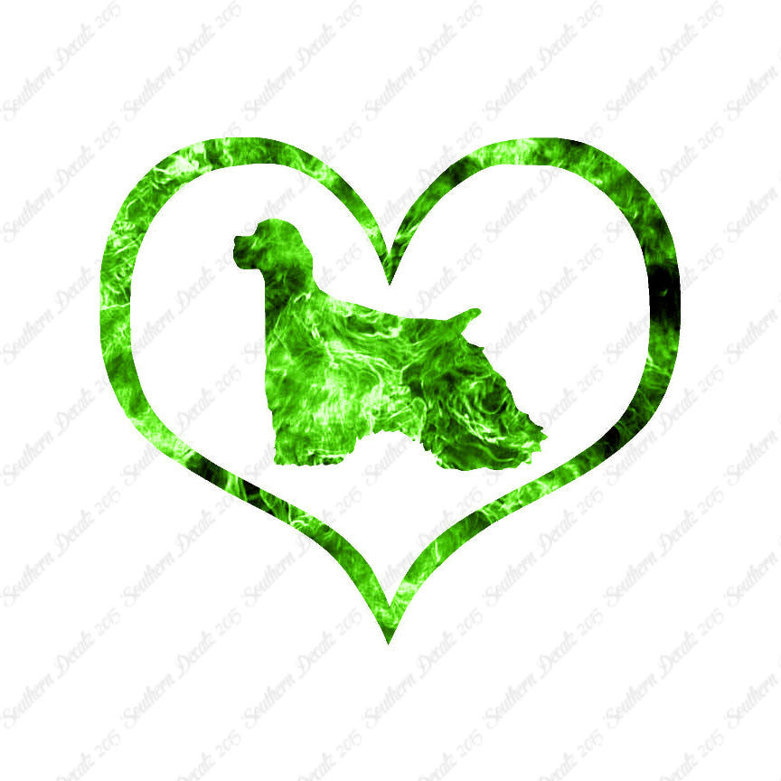 Cocker Spaniel Dog Heart Love