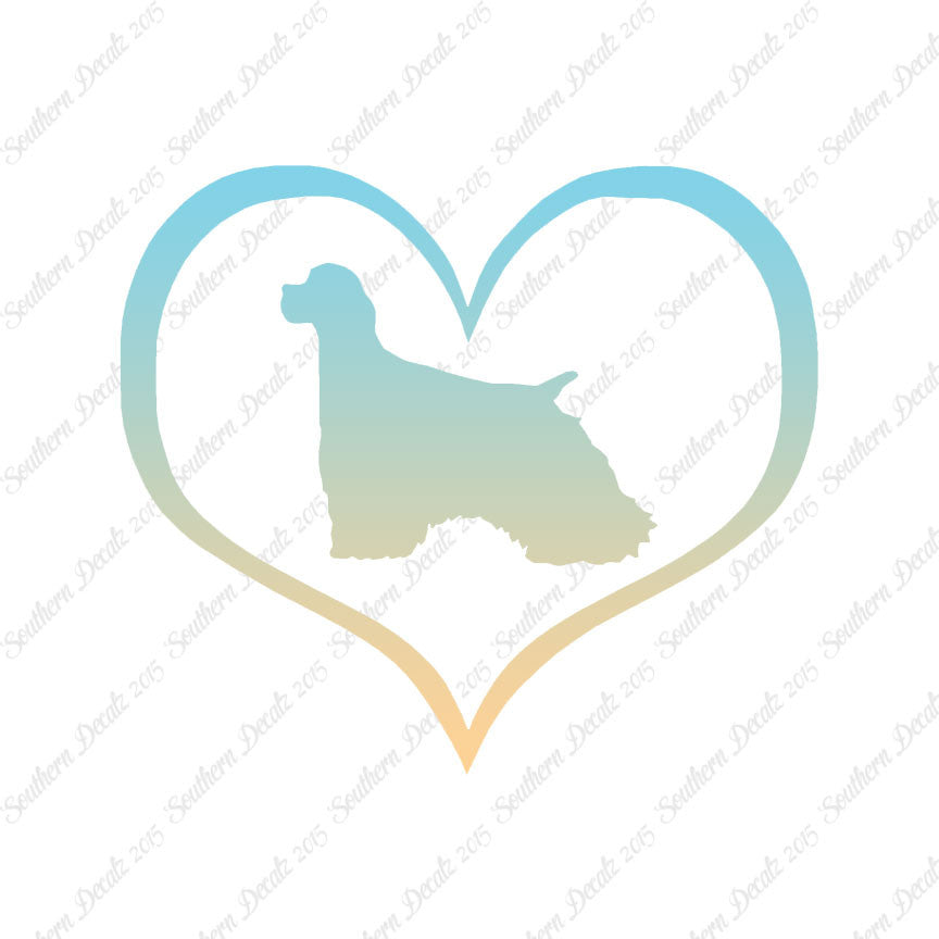 Cocker Spaniel Dog Heart Love