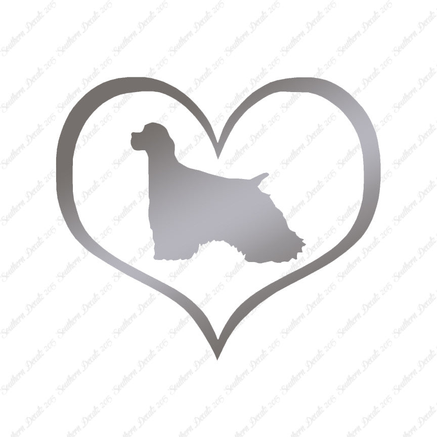 Cocker Spaniel Dog Heart Love