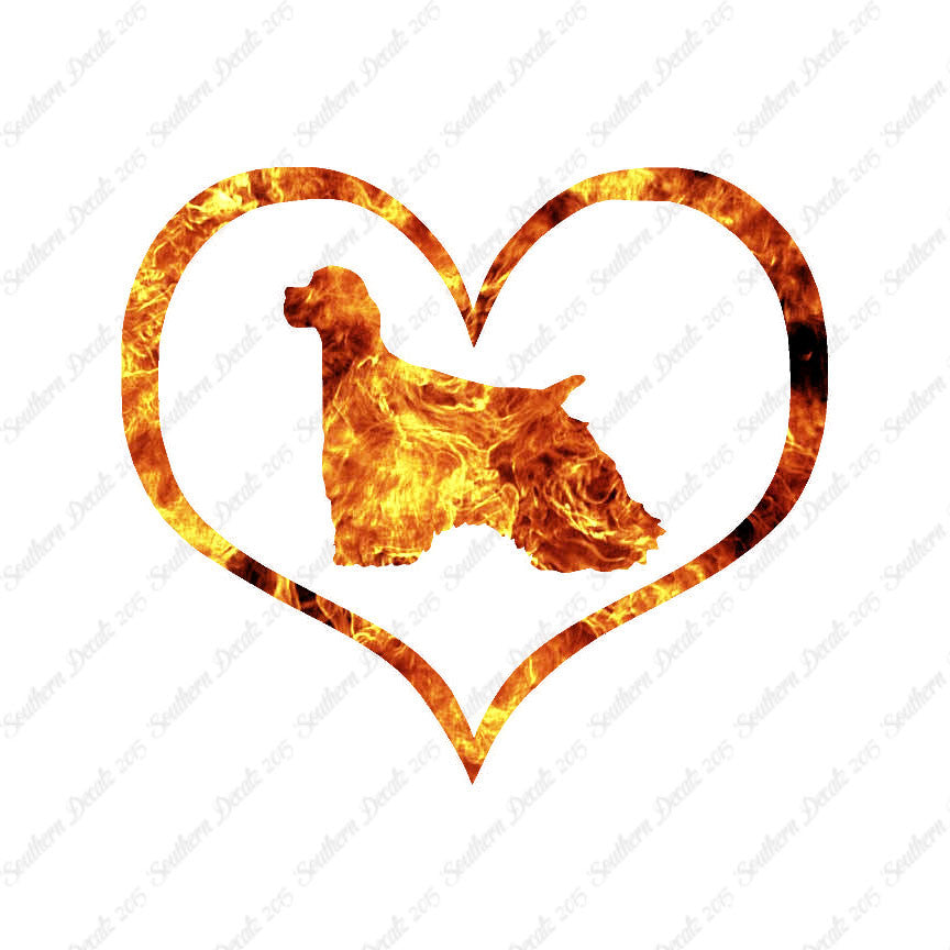 Cocker Spaniel Dog Heart Love