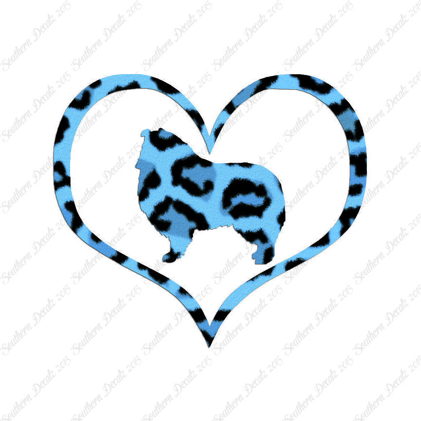 Rough Collie Dog Heart Love