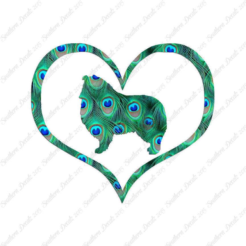 Rough Collie Dog Heart Love