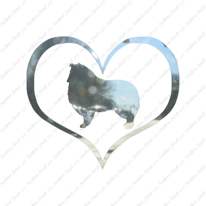 Rough Collie Dog Heart Love