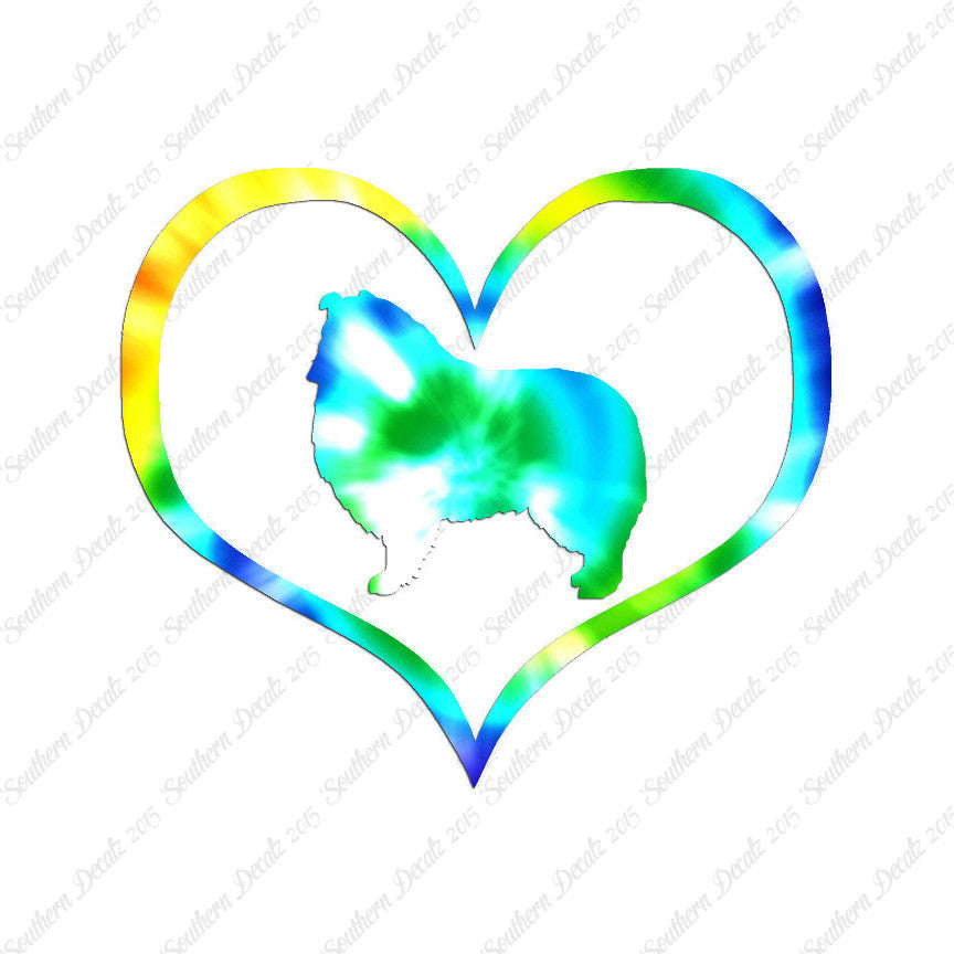 Rough Collie Dog Heart Love