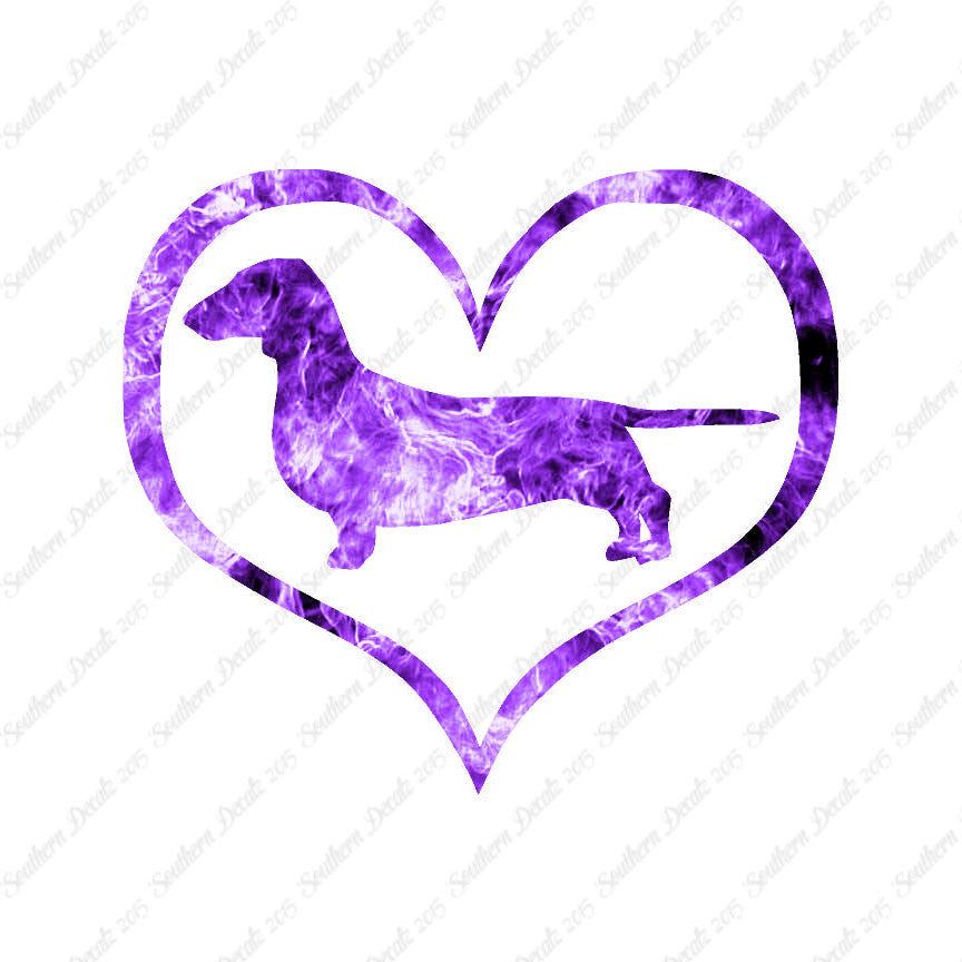 Dachshund Dog Heart Love