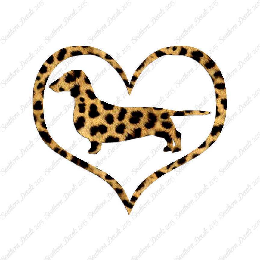 Dachshund Dog Heart Love