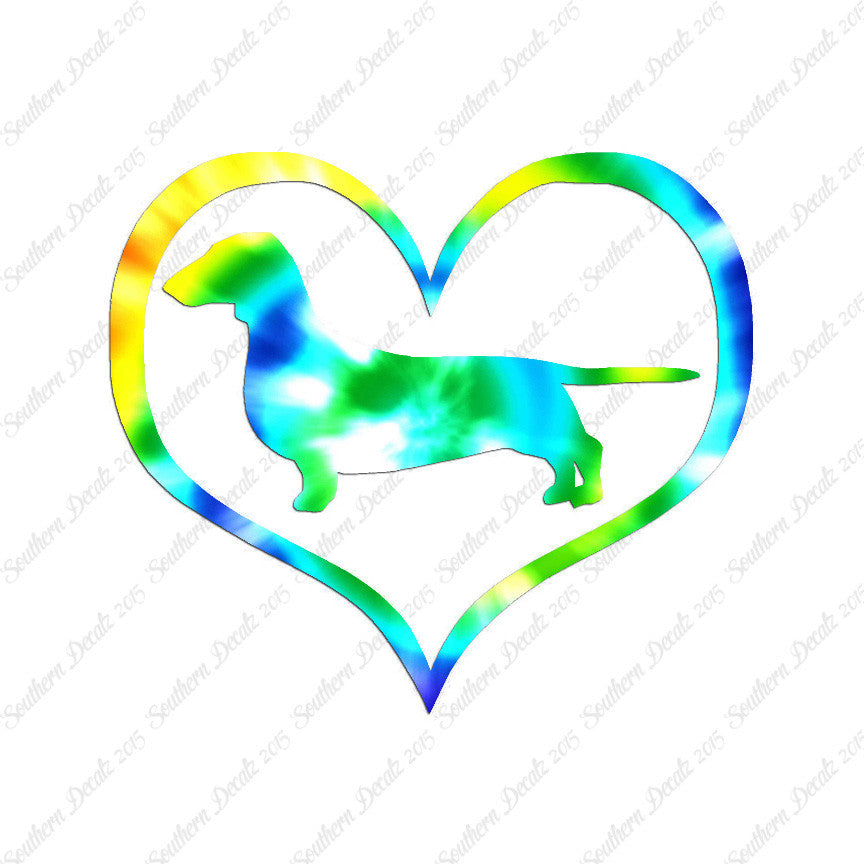 Dachshund Dog Heart Love