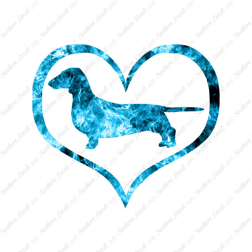 Dachshund Dog Heart Love
