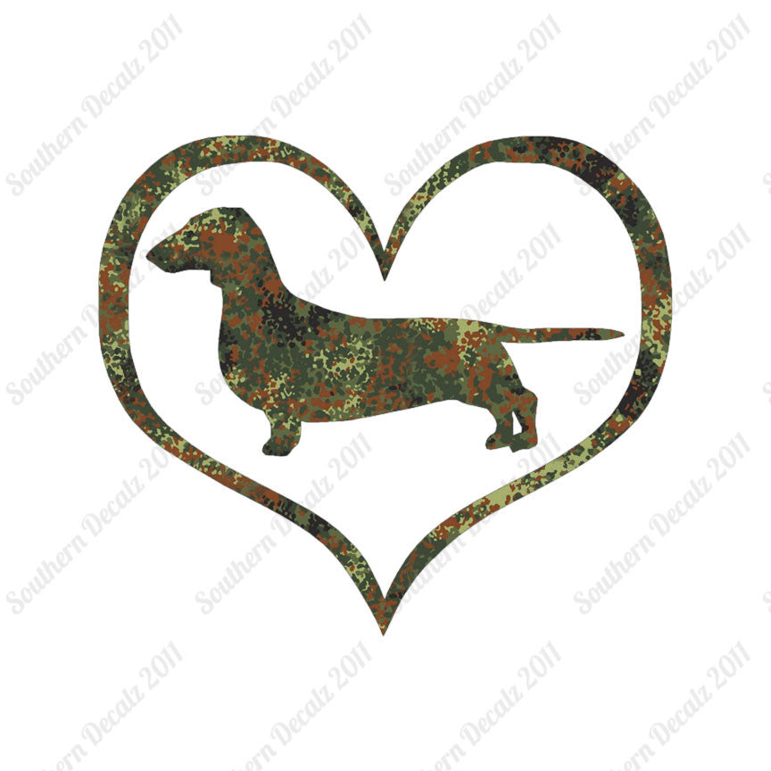 Dachshund Dog Heart Love