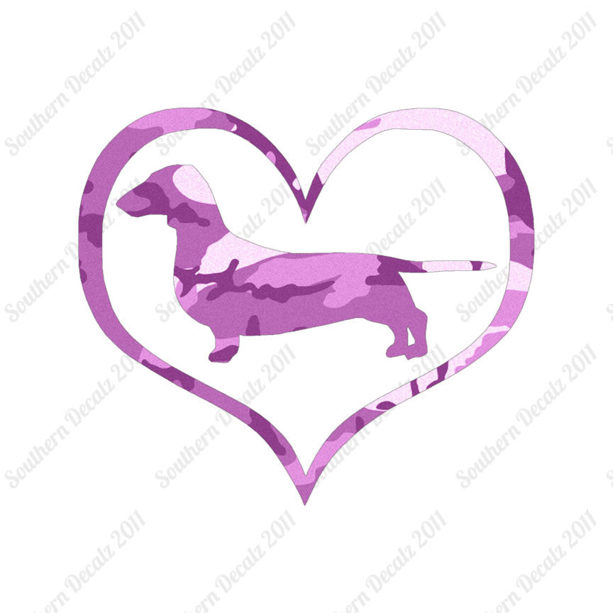 Dachshund Dog Heart Love
