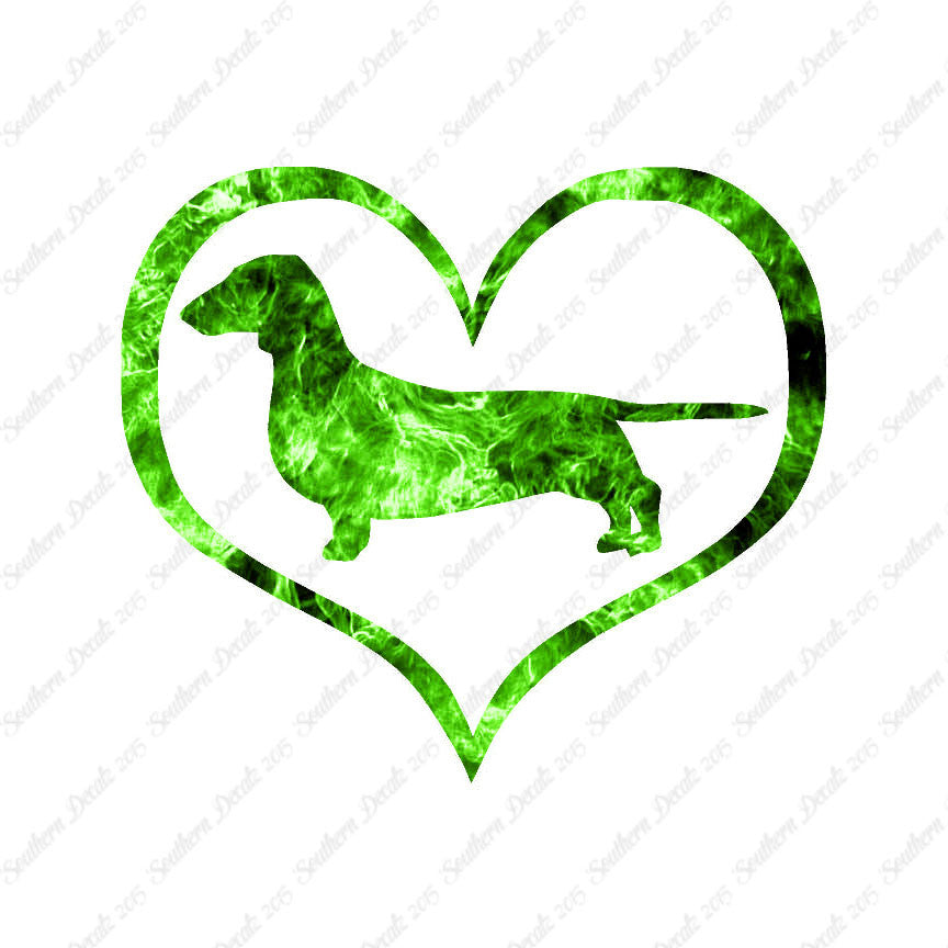 Dachshund Dog Heart Love