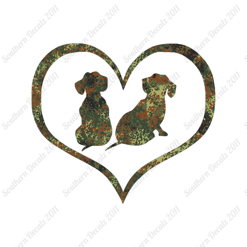 Dachshund Puppies Heart