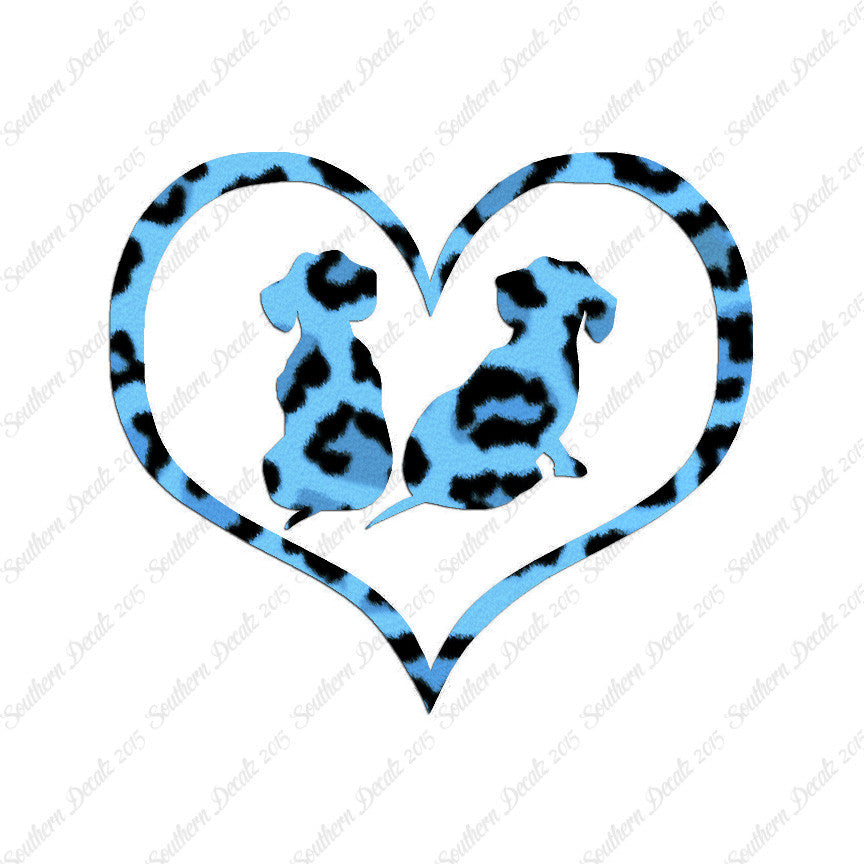 Dachshund Puppies Heart