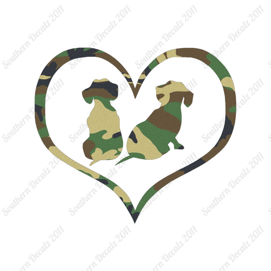 Dachshund Puppies Heart
