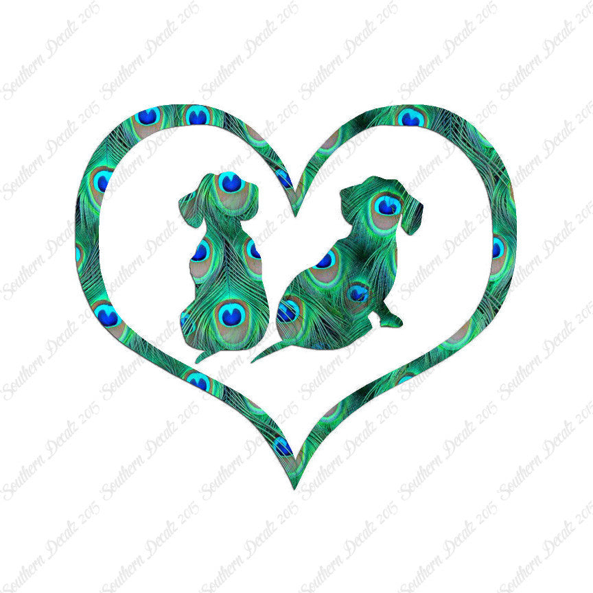 Dachshund Puppies Heart
