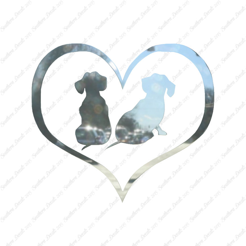 Dachshund Puppies Heart