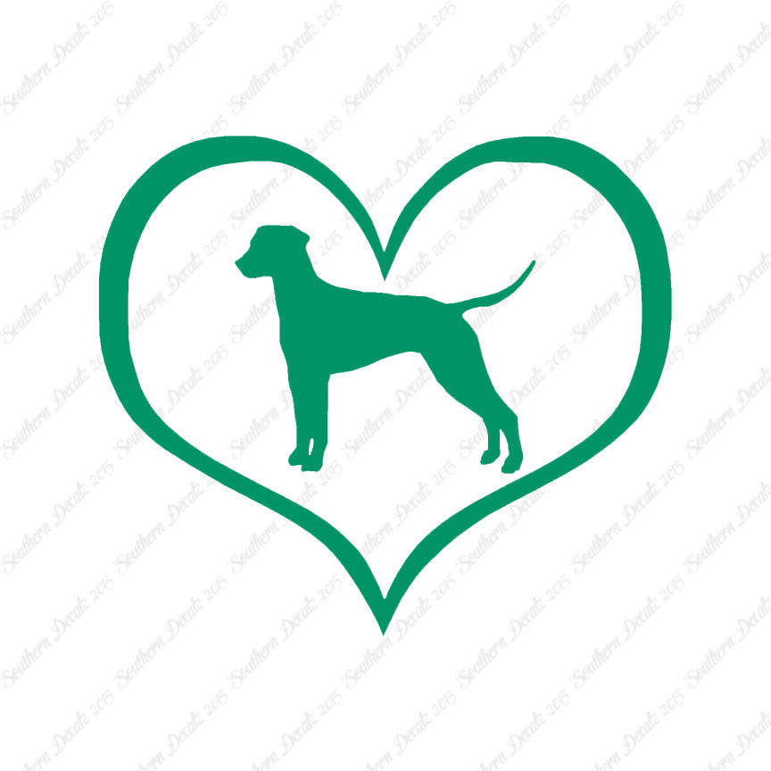 Dalmatian Dog Heart Love