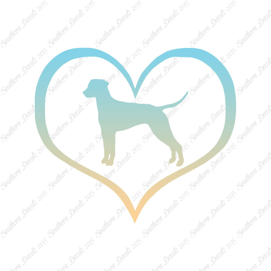 Dalmatian Dog Heart Love