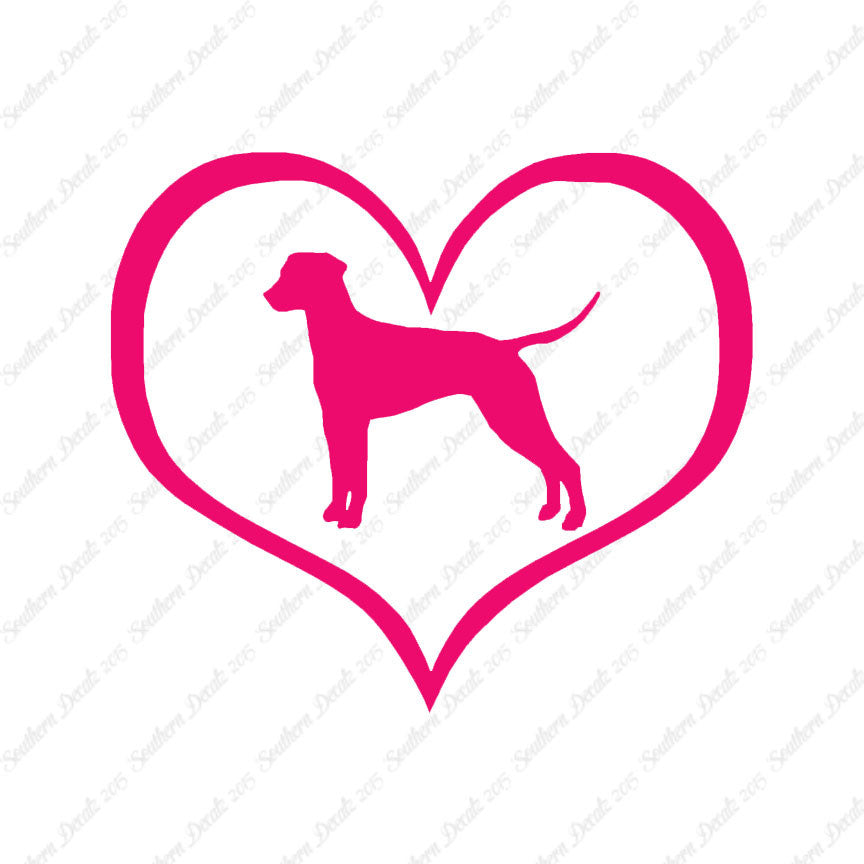 Dalmatian Dog Heart Love
